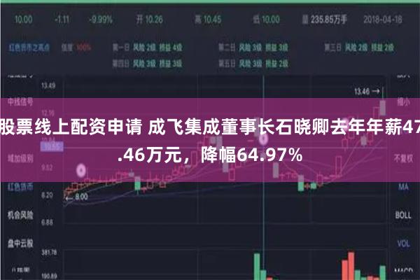 股票线上配资申请 成飞集成董事长石晓卿去年年薪47.46