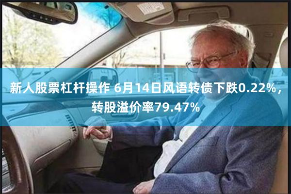 新人股票杠杆操作 6月14日风语转债下跌0.22%，转股溢价率79.47%