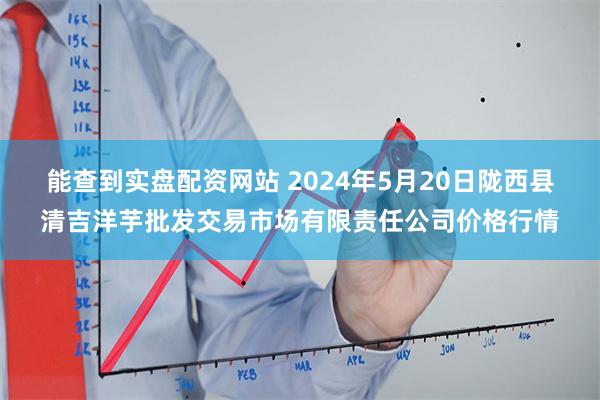 能查到实盘配资网站 2024年5月20日陇西县清吉洋芋批发交易市场有限责任公司价格行情